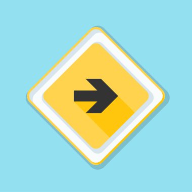 doğru yönde mesaj simgesi