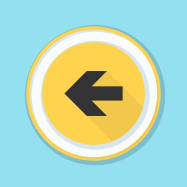 sol yön mesaj simgesi