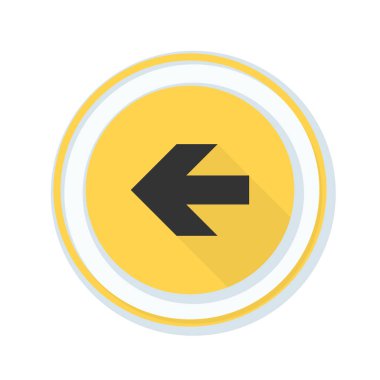 sol yön mesaj simgesi