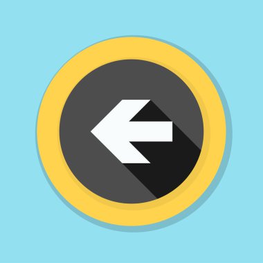 sol yön mesaj simgesi