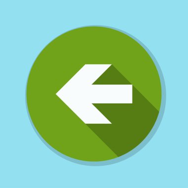 sol yön mesaj simgesi