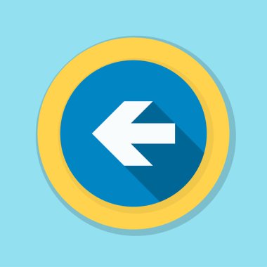 sol yön mesaj simgesi