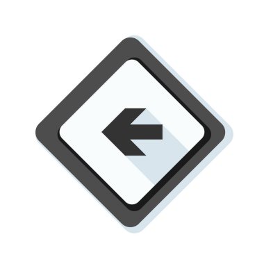 sol yön mesaj simgesi