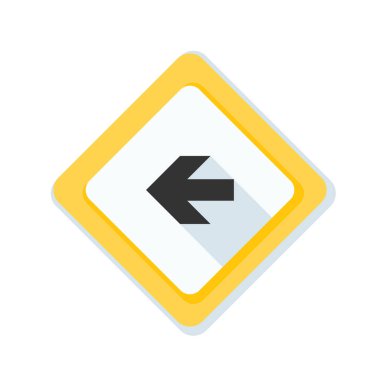 sol yön mesaj simgesi