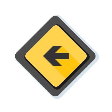 sol yön mesaj simgesi