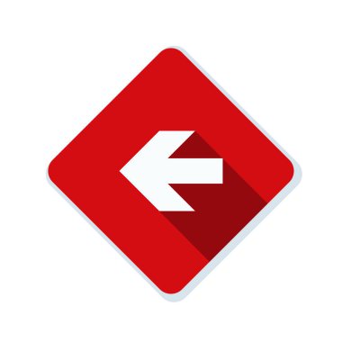 sol yön mesaj simgesi