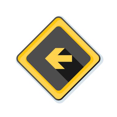 sol yön mesaj simgesi