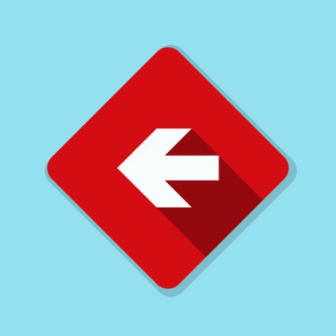 sol yön mesaj simgesi