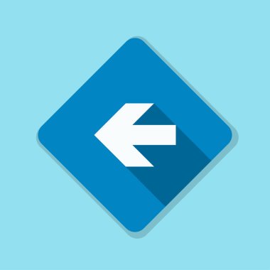 sol yön mesaj simgesi