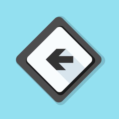 sol yön mesaj simgesi