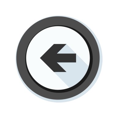 sol yön mesaj simgesi