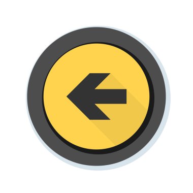 sol yön mesaj simgesi