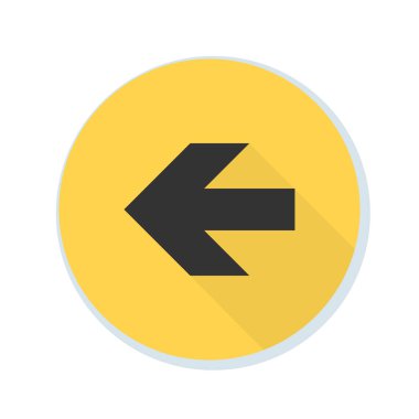 sol yön mesaj simgesi