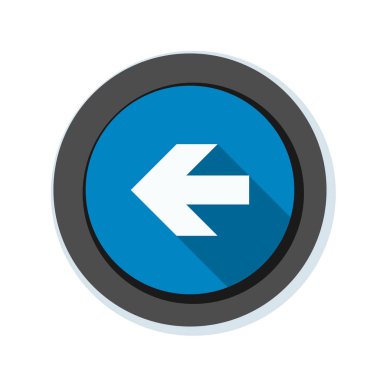 sol yön mesaj simgesi