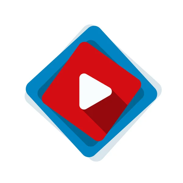 Video play icon — Stock Vector