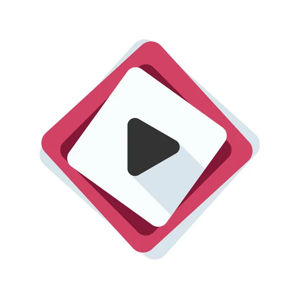 Video play icon — Stock Vector