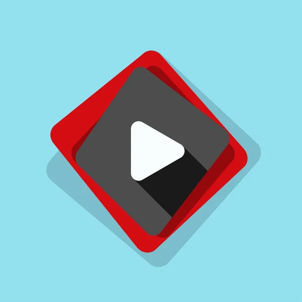 Video play icon — Stock Vector