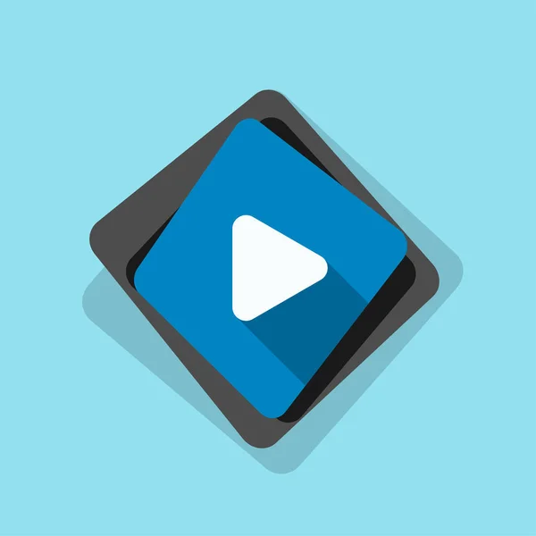 Video play icon — Stock Vector