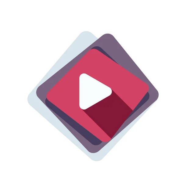 Video play icon — Stock Vector