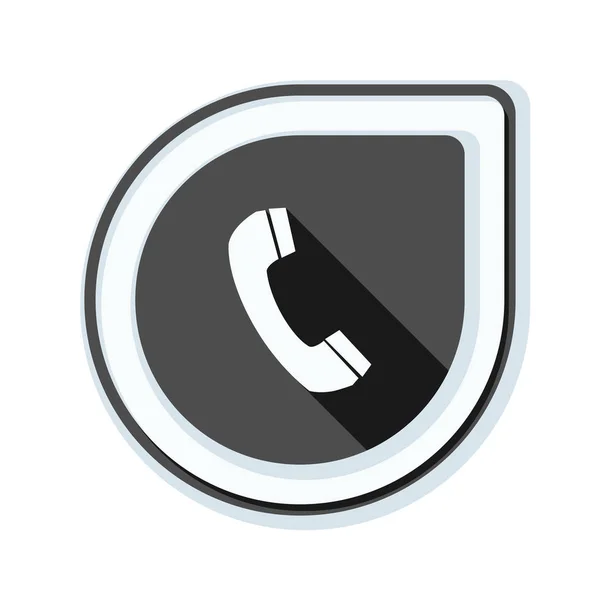 Call button icon — Stock Vector