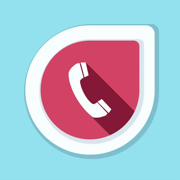 Call button icon — Stock Vector