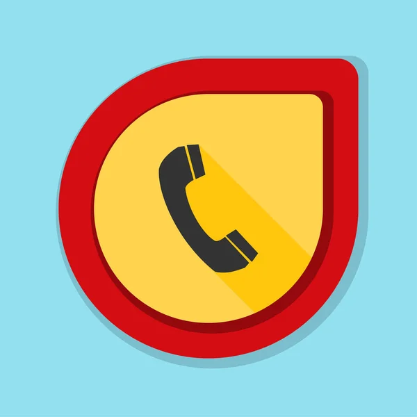 Call button icon — Stock Vector