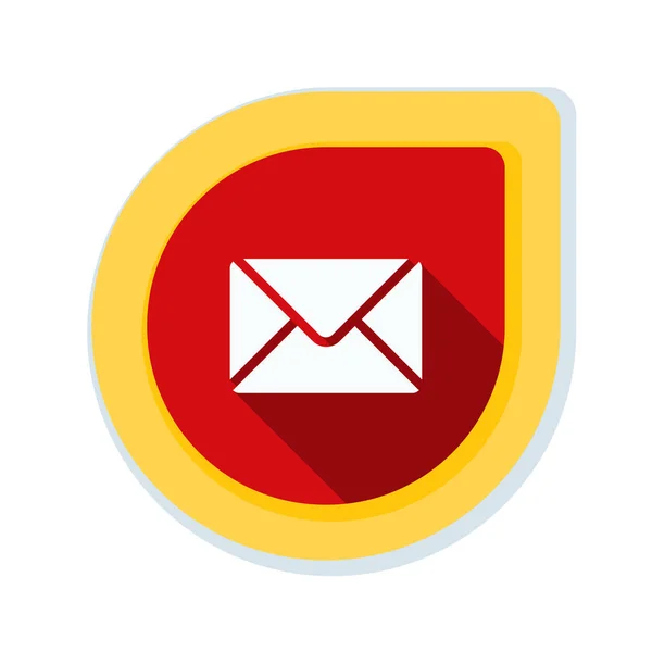 Mail envelope icon — Stock Vector