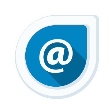 e-posta işareti simgesi