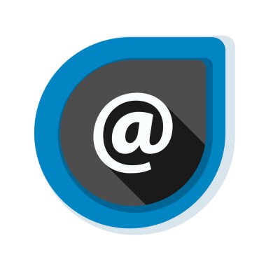 e-posta işareti simgesi