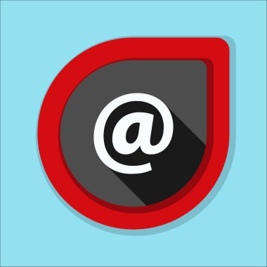 e-posta işareti simgesi