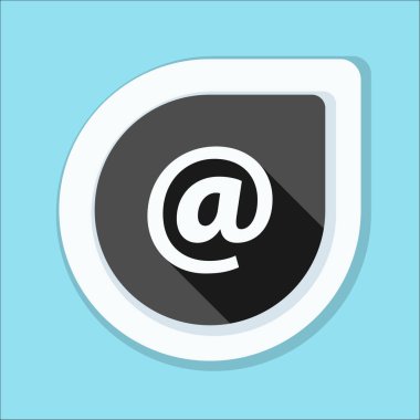 e-posta işareti simgesi