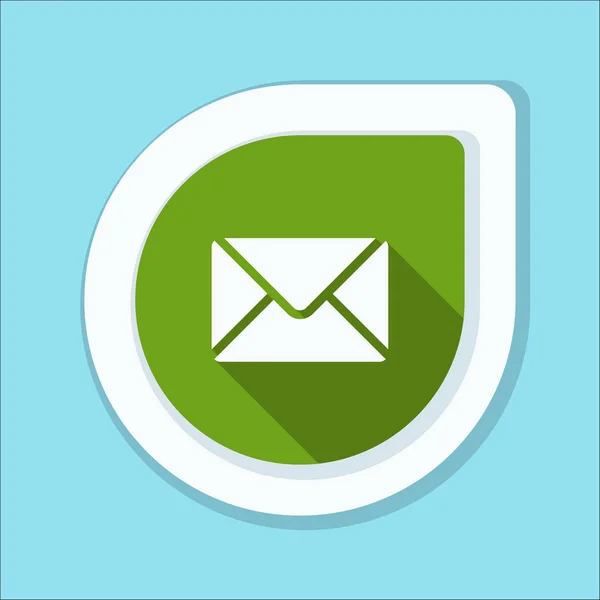 Icône enveloppe de courrier — Image vectorielle