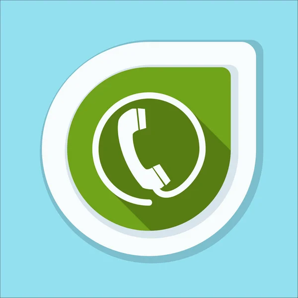 Call button icon — Stock Vector