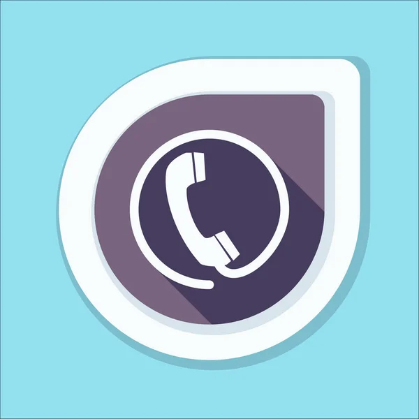 Κουμπί εικονίδιο κλήση — Διανυσματικό Αρχείο