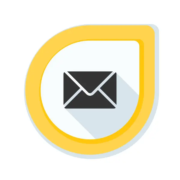 Envelop postpictogram — Stockvector