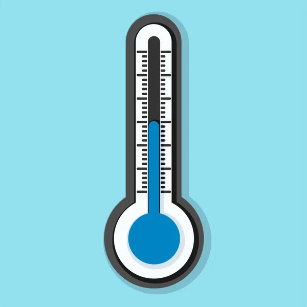 Проста ікона термометр — стоковий вектор