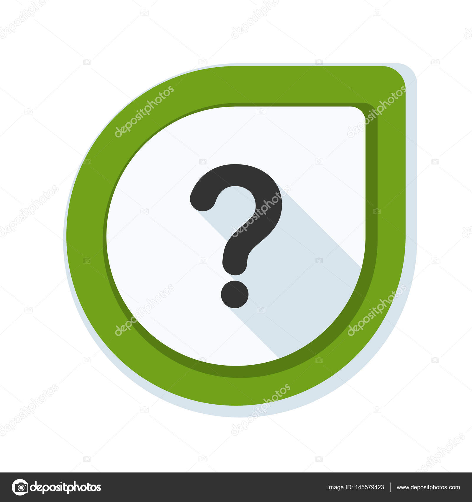 Question mark flat sign Stock Vector by ©Yuriy_Vlasenko 145579423