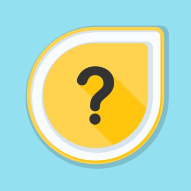 soru işareti düz işareti