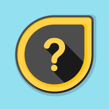 soru işareti düz işareti