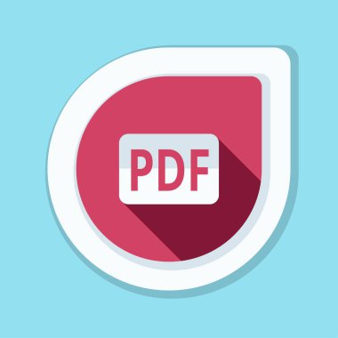 PDF belge işareti simgesi