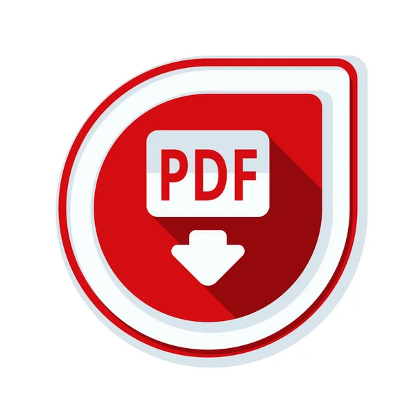Ikonę Podpisz dokument PDF — Wektor stockowy