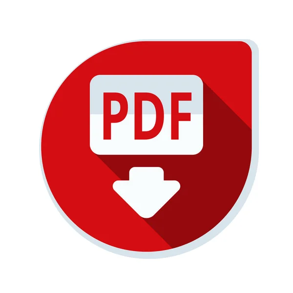 Signo de documento PDF icono — Archivo Imágenes Vectoriales