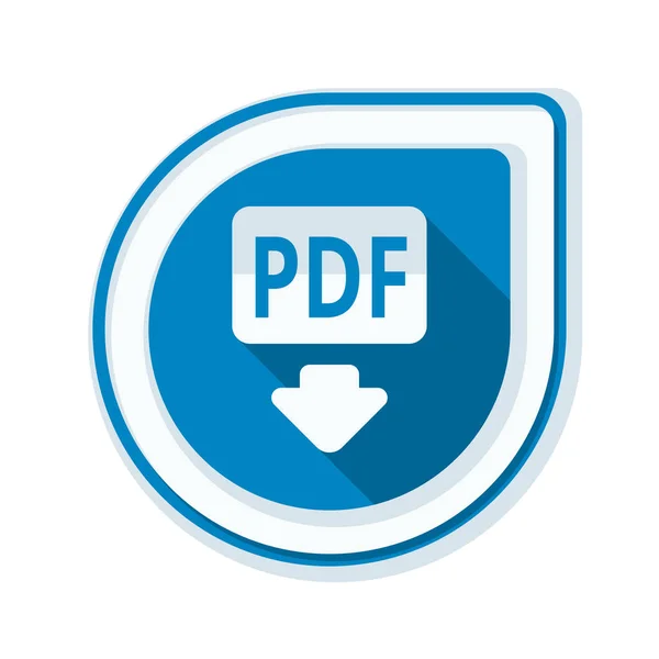 Signo de documento PDF icono — Archivo Imágenes Vectoriales