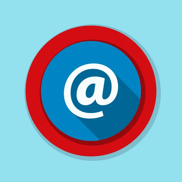 Icona del segno di posta elettronica — Vettoriale Stock