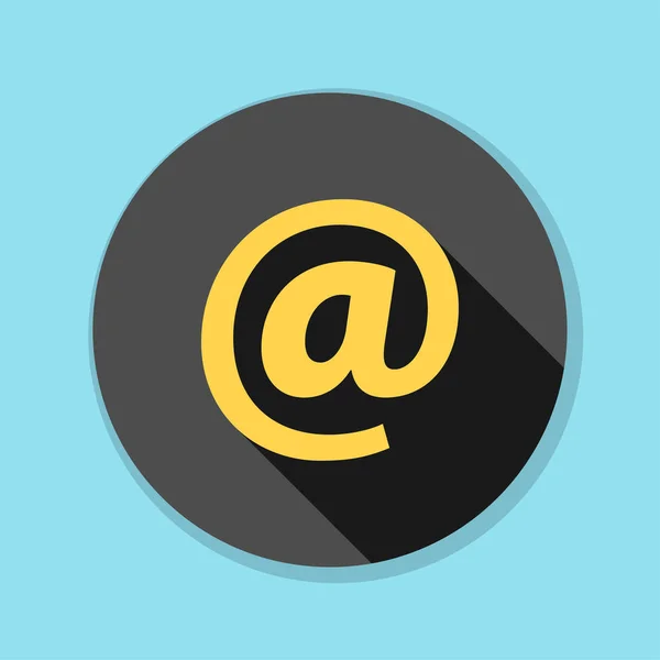 Symbol für E-Mail-Zeichen — Stockvektor