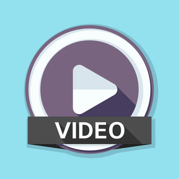 Video play-ikonen — Stock vektor