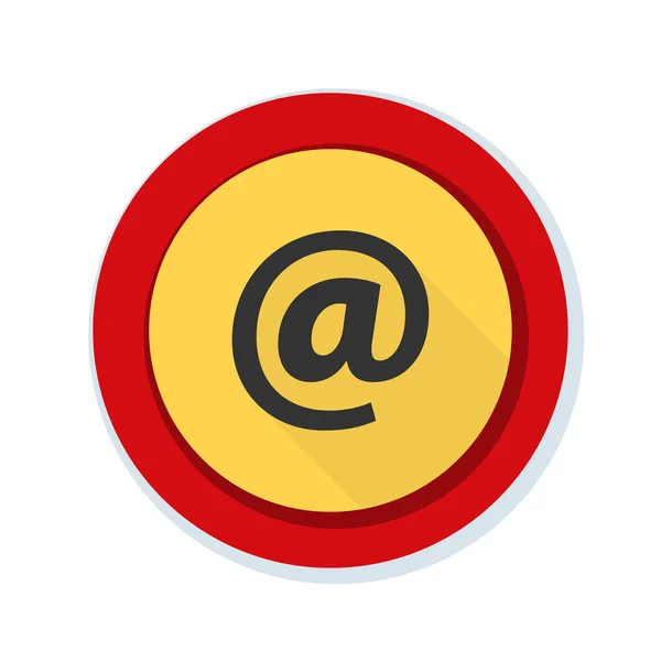 电子邮件标志图标 — 图库矢量图片