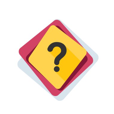 soru işareti düz işareti