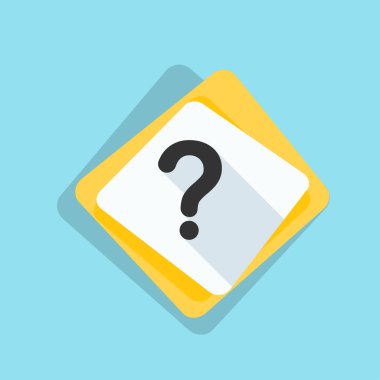 soru işareti düz işareti