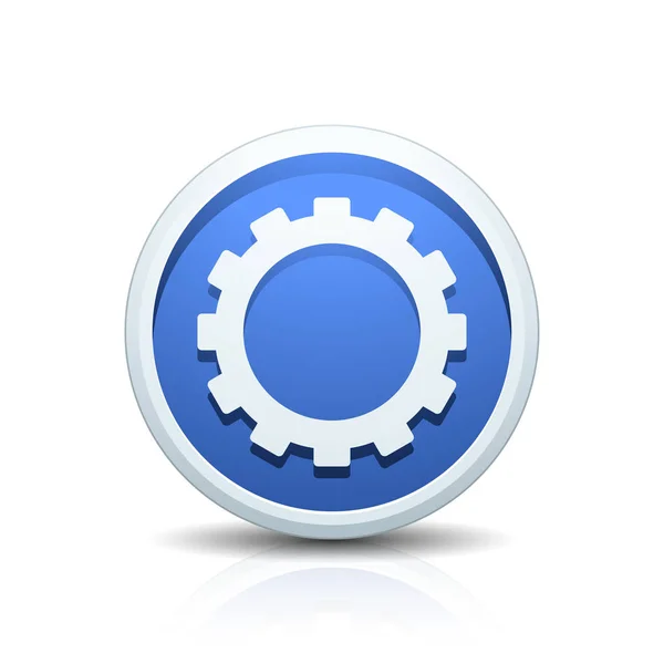 Gear jel ikon — Stock Vector